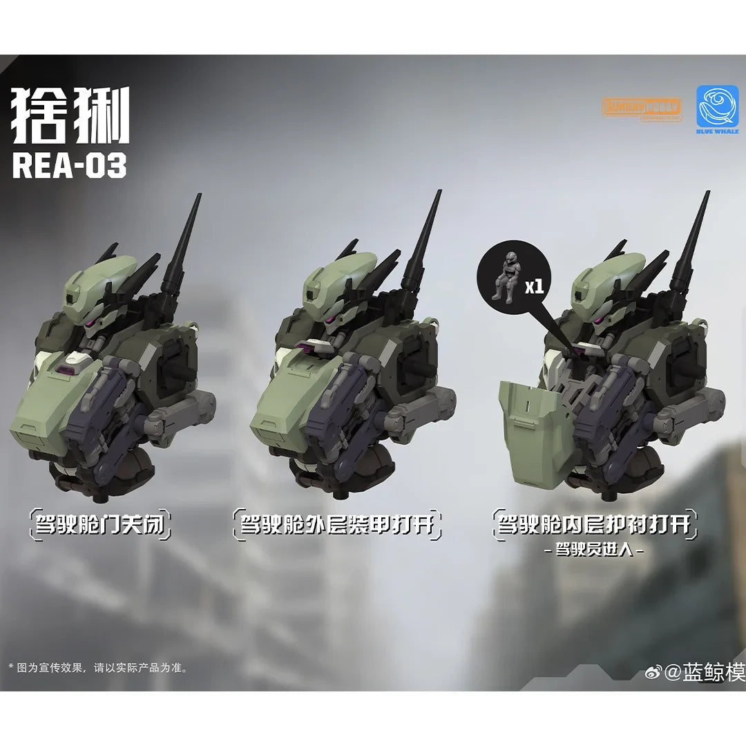 In Stock MJZ Model LYNX REA-03 1/100 Toys SUNDAY HOBBY Assembly Model Kit Action Figures Robot Plastic Gift