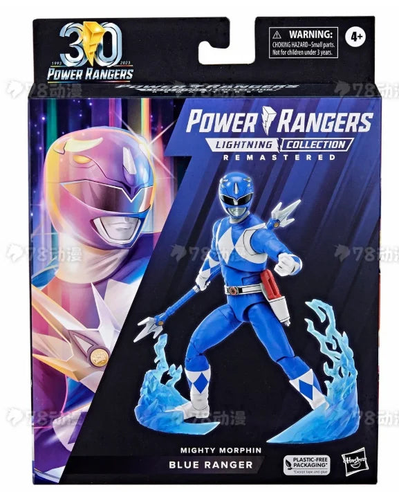Original Hasbro Power Rangers Lightning Collection MIGHTY MORPHIN BLUE RANGER Figur Anime-Figur Spielzeugsammlung Modell