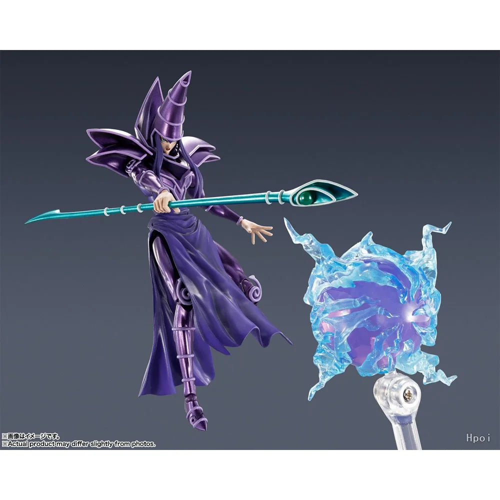 100% Authentic In Stock Original Bandai Yu-Gi-Oh!: S.H.MonsterArts Dark Magician Anime Action Figure Collection Model