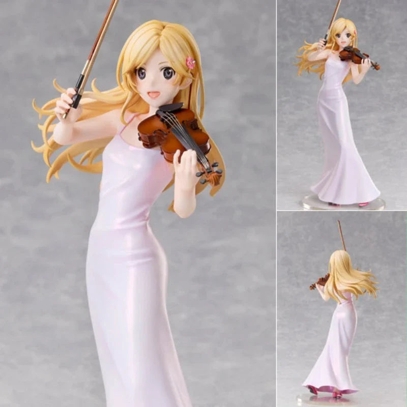 Your Lie in April Kaori Miyazono 100% Original echte 250mm PVC Action Anime Figur Modell Spielzeug Figuren Sammlung Puppe Geschenk