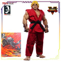 ICONIQ STUDIOS Street Fighter Actionfigur - Bewegliche Sammelfigur im Maßstab 1:6 für Jungen - Ryu Akuma Ken Battle Edition