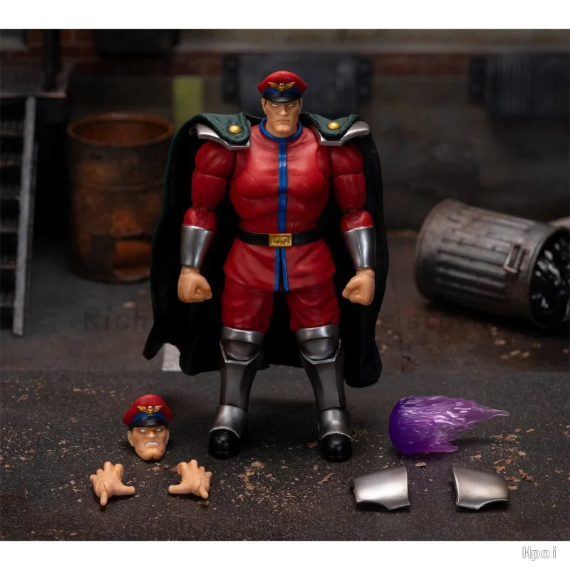 【In Stock】Original Jada Toys Ultra Street Fighter II M. Bison 6-Inch Scale Action Figure Anime Model Toys Ornaments