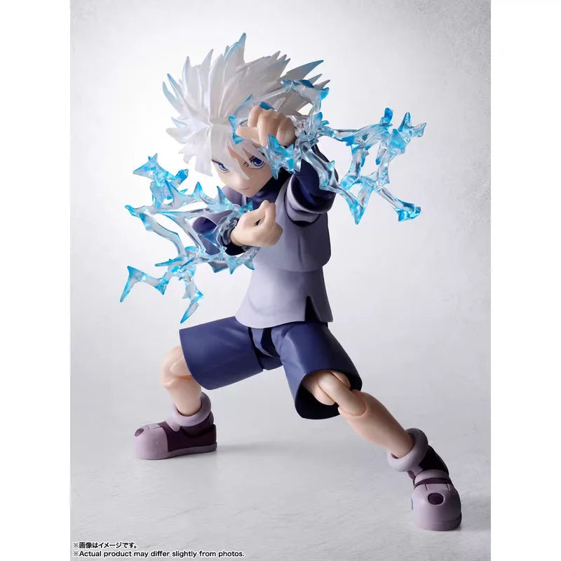 Shf Figuarts Shf Hunter X Hunter Killua Zoldyck Gon Anime Action Figure Model Finished Ornaments Gift Collection Toys