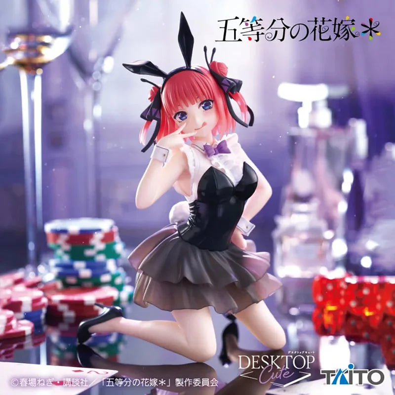 In Stock Genuine TAITO Gotoubun no Hanayome Nakano Ichika Nino Miku Yotsuba Itsuki Bunny Girl Prize Figure Pretty Model Gifts