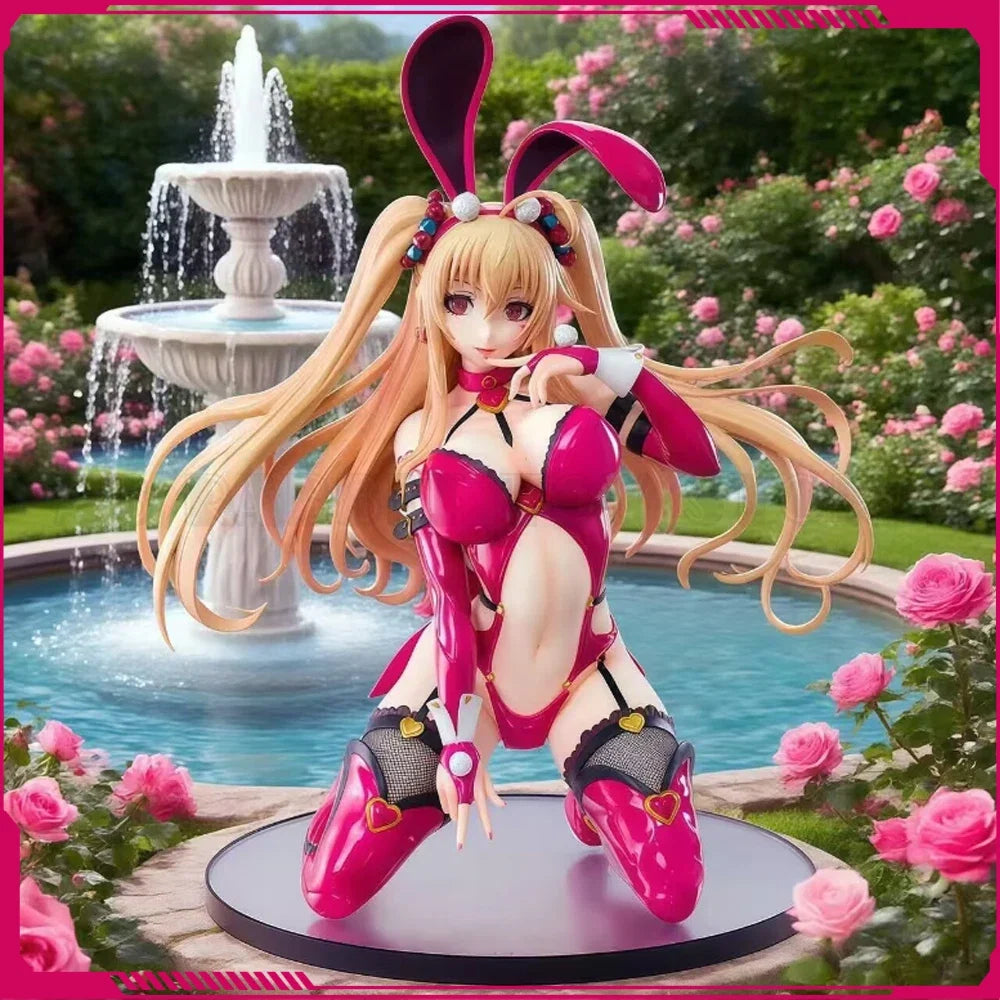 30cm Caroline Yuri Figure Anime Peripherals Bunny Girl Figures Dolls Collection Model Desk Decoration Statue Toys Birthday Gifts