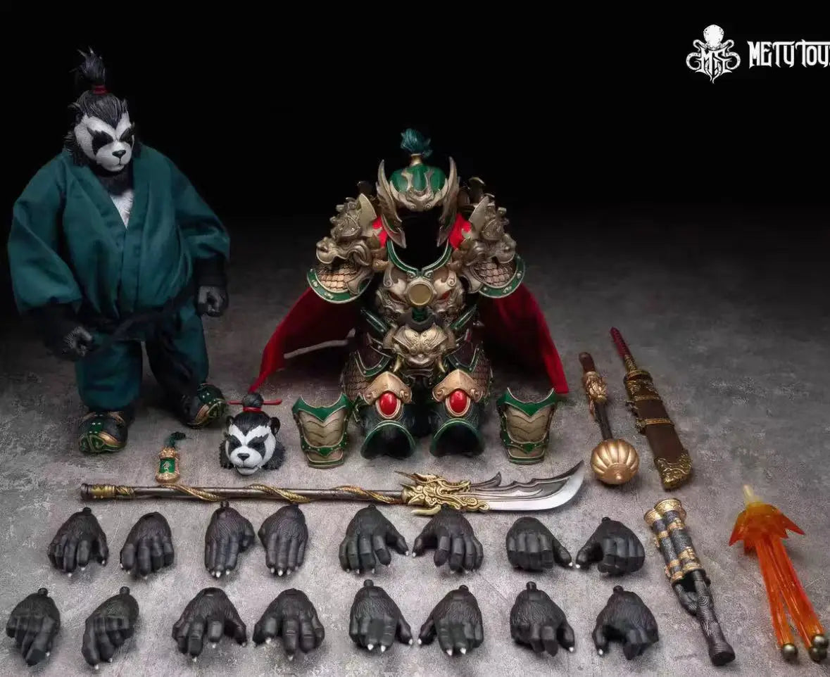 In Stock 2025 Limited Edition METYTOYZ Adventurer World Zhennan Cavalry General Pandaman Wu Qinglong Model Figure