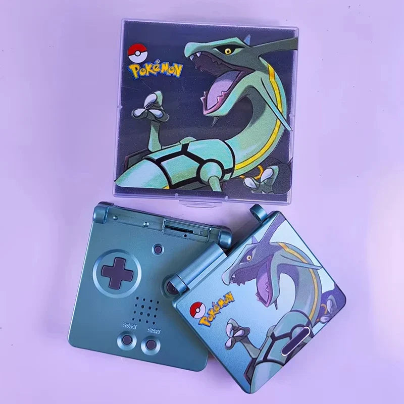 GBA SP Packaging and Shell Set Rayquaza Limited Edition case with Packaging Box Compatible with ipS screen