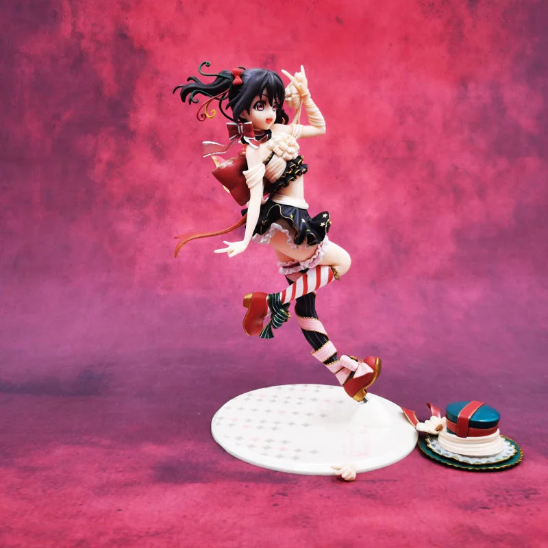 23CM Anime Love Live School idol project Action Figure Yazawa Nico Kawaii Girl Figure Desktop Decorations Japanese Dolls Gifts