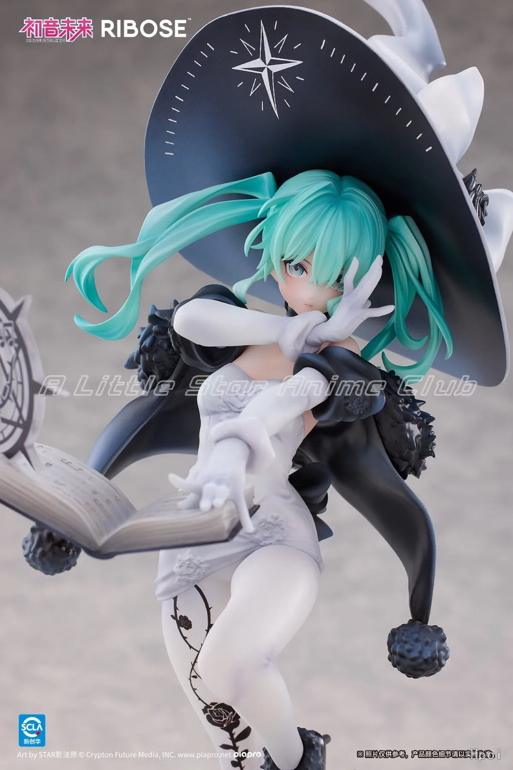 In Stock Original RIBOSE RISE UP Piapro Hatsune Miku Fantasia Witch 1/8 Anime Figure Collection Model