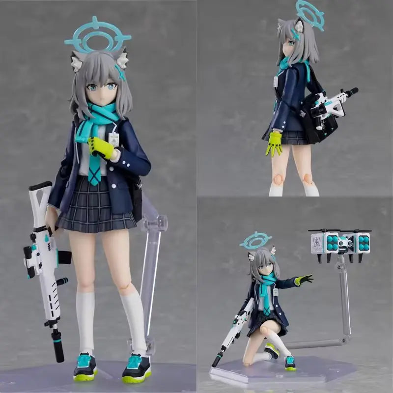 New Beautiful Girl Figma Blue Archive Cartoon Character Model Action Figures Children'S Educational Toys Collections Gift