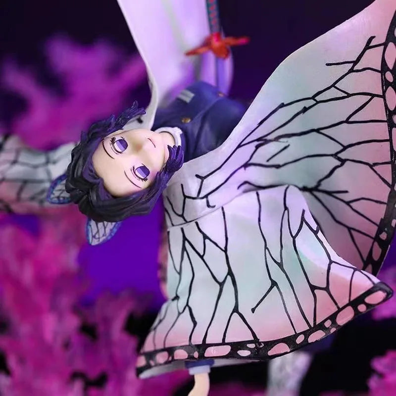 Demon Slayer Kochou Shinobu Anime Action Figure - 20cm PVC Model 'Butterfly Dance' Gk Aniplex Collectible Cute Doll Toy Gifts