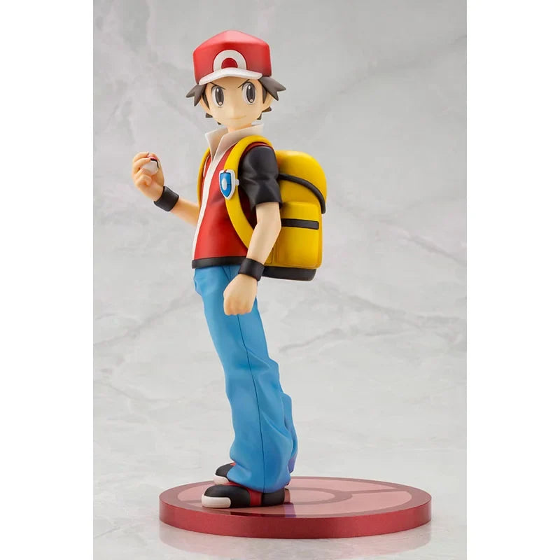 Original Kotobukiya 1/8 ARTFX J Pokemon Series Red with Charmander In Stock Anime Action Collection Figures Model Toys