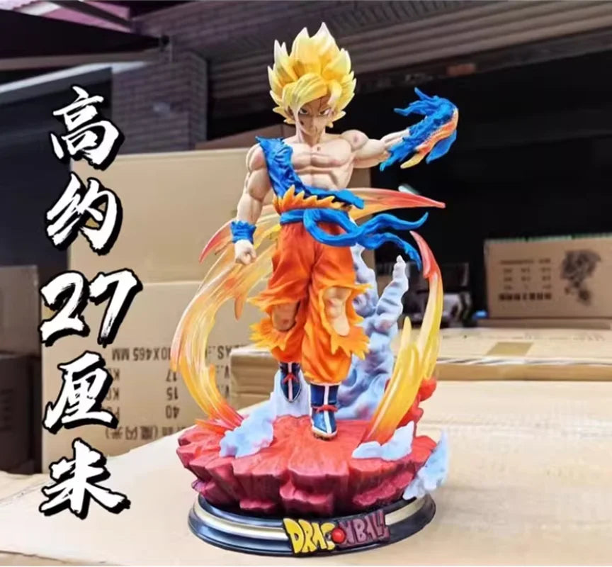 JT Studio Dragon Ball SSJ4 Gogeta Figure 30cm PVC High-Detail Anime Fusion SSJ Statue Collectible Son Goku Action Model boy Gift