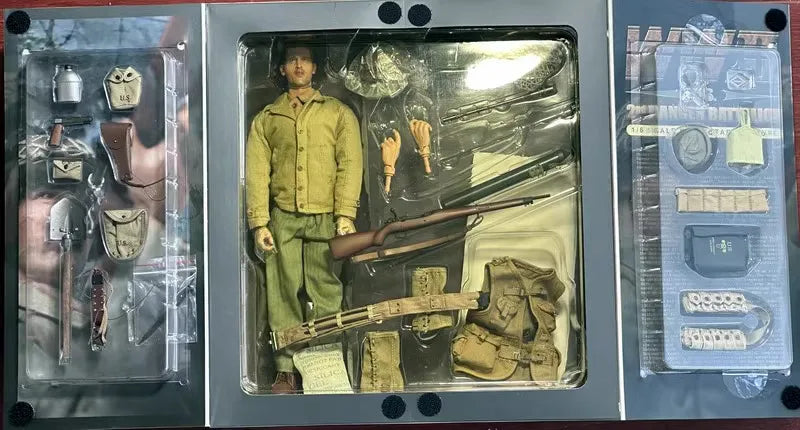 1/6 DID A80067 Ältere Version WWII-Serie US-Scharfschütze Jackson Mann Komplettset Bewegliche Actionfigur für Fans zum Sammeln