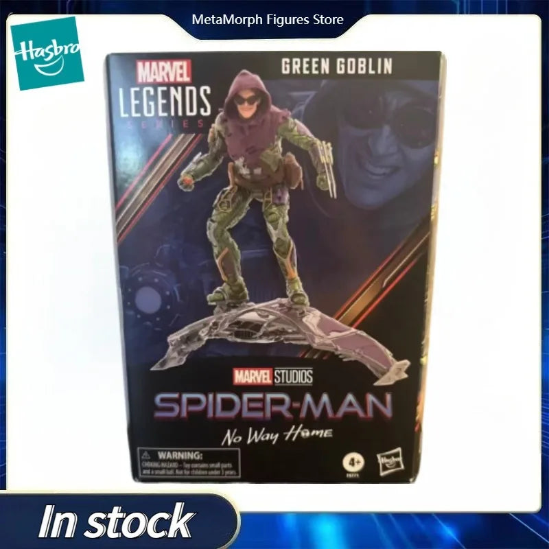 Original Hasbro Marvel Legends Series SPIDER-MAN No Way Home GREEN GOBLIN Anime-Figur Spielzeugsammlung Geschenk