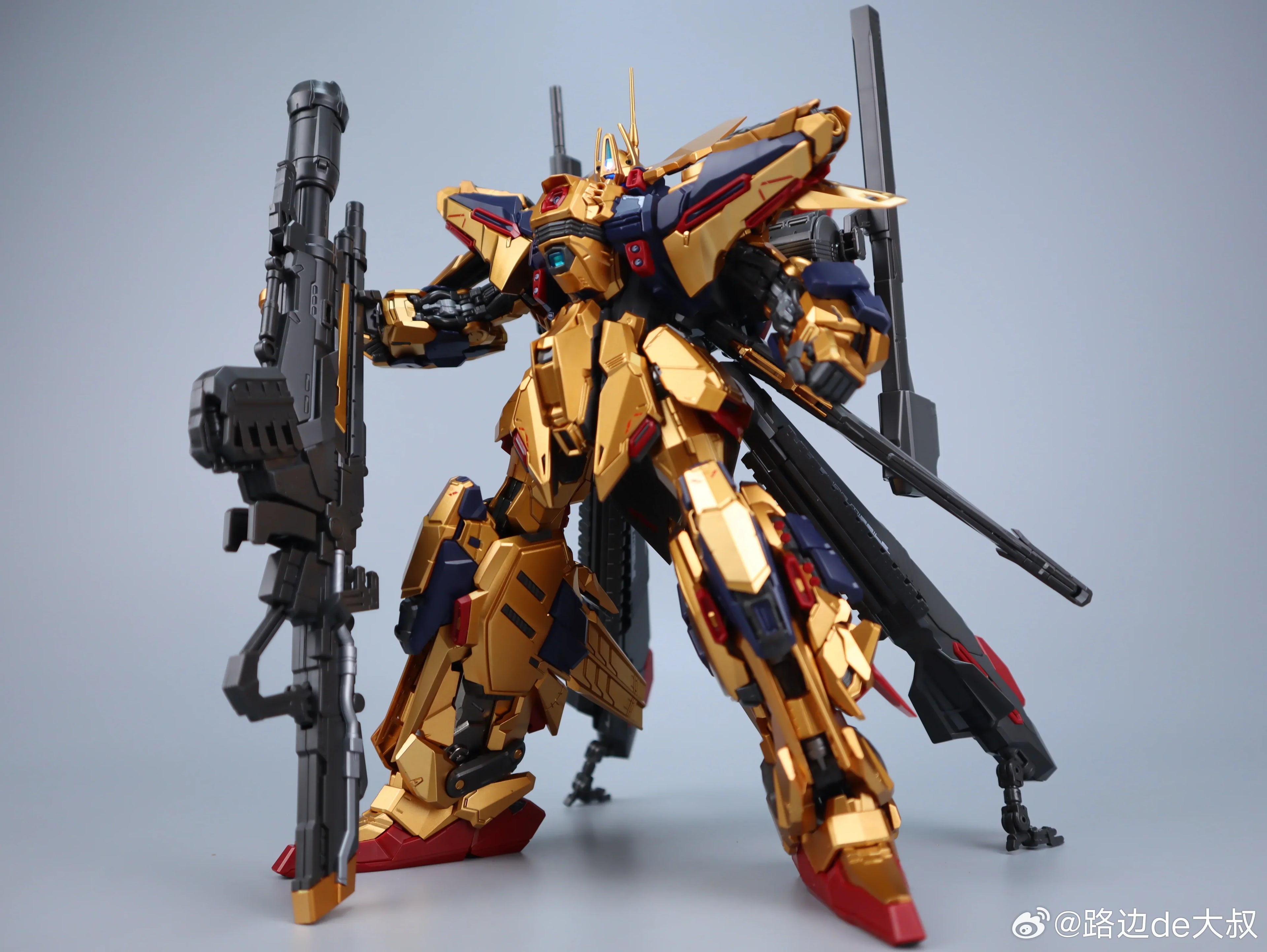 SHENMA MODEL Golden Fighter Full Armor FA Hyakushiki Kai MG 1/100 Assembly Model Kit Action Figures Model Kits Toy