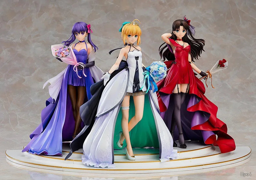 Original in Stock GSC Fate/stay Night Sakura Matou Tohsaka Rin Altria Pendragon 1/7 Figures Model Toy Gift Collection Ornament