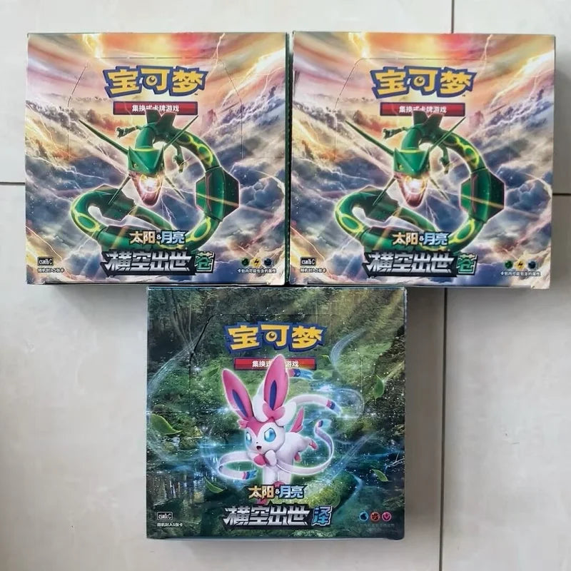 100% New Original Pokémon Card Anime Trade Game Ptcg Sun&Moon Simplified Chinese All Series Cards Booster Pack Collection Gifts