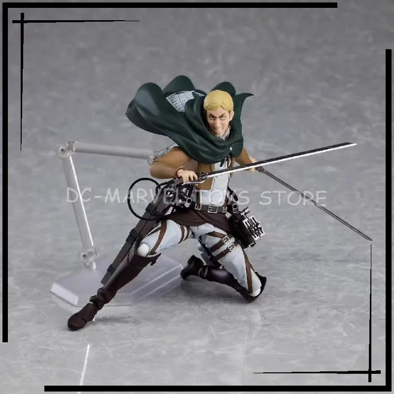 Figma 446 Max Factory Attack On Titan Commander Erwin Erwin Smith Anime Action Figures Action Figure Anime Action Figures Toys
