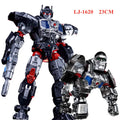 LIJIANG New 23CM Big Size Transformation Toy Aircraft Model Kid Classic Robot Car Action Figures Plastic Model Boys