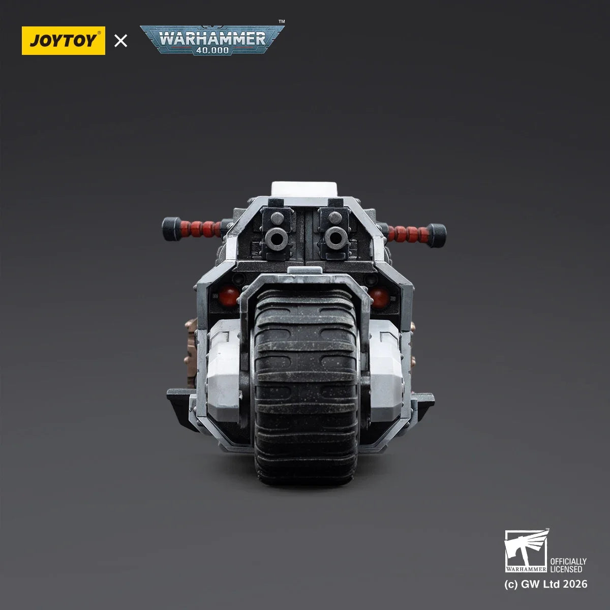 【Pre Sale】Original JOYTOY 1/18 Action Figure Warhammer 40000 White Scars Raider-pattern Combat Bike Model Toy Collection