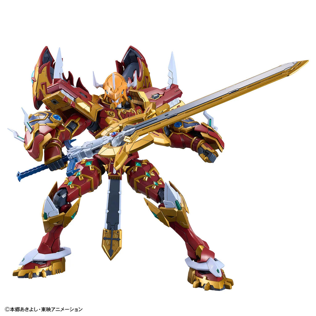 BANDAI Figure-rise Standard Amplified Digimon Adventure Digimon Frontier Kaiser Greymon Anime Action Figures Assembly Model Toy