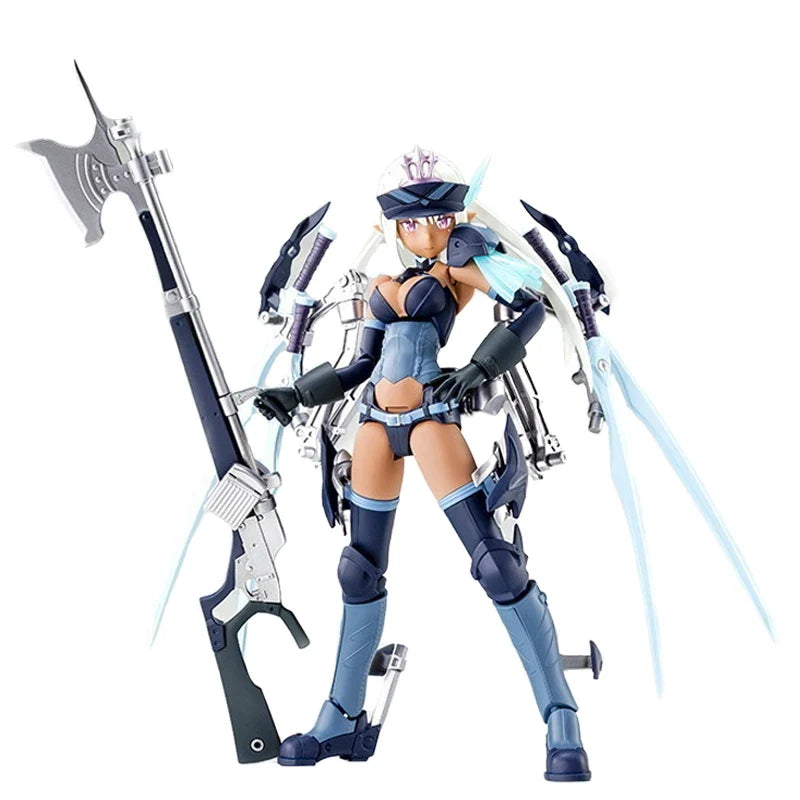 Original Kotobukiya MEGAMI DEVICE KP783 Armed Goddess B1.1 Hunter Type Snowflake Action Figure Collectible Model Ornament Gift
