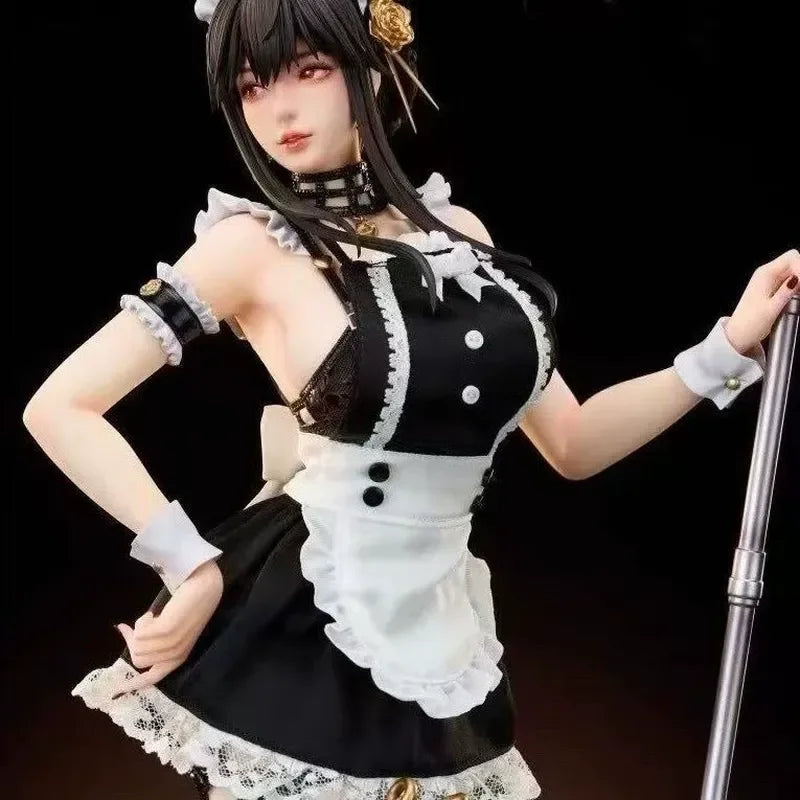 Eds Series Bathroom Maid Joel Spy Play House Animation Model Gk Statue Luxury Action Figure Desktop Toy Ornaments