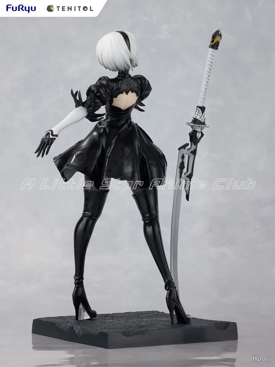In Stock Original FuRyu TENITOL NieR:Automata Ver1.1a 2B/9S Animation Figure Model Collection Ornaments Toys