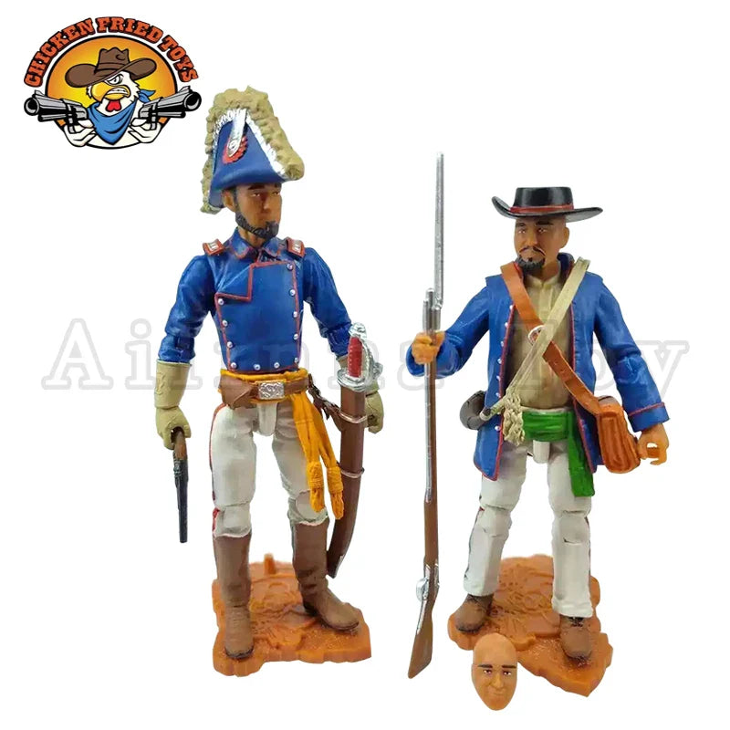 Chicken Fried Toys 1/18 3,75 Zoll Actionfigur Dime Novel Legends EL General Sargento Centinela Sammlung Als Geschenk