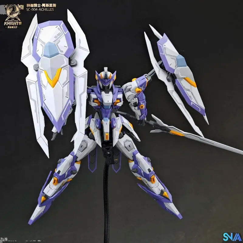 1/144 SNAA THE ROUND TABLE KNIGHT SC-004 AEGIS KNIGHT ACHILLES  Action Figure Mecha Assembly Model Kit Collectible Boy Toys Gift