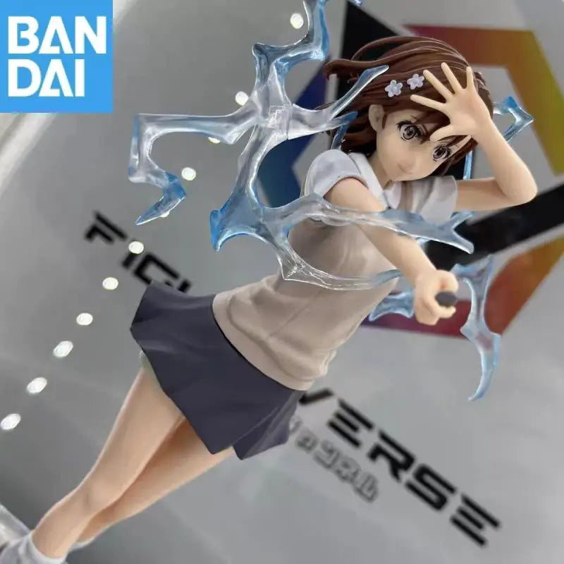 In Stock Bandai Namco Banpresto Genuine Espresto Level5 Electromaster Misaka Mikoto Pvc Desktop ornament Anime Model Toy Gift
