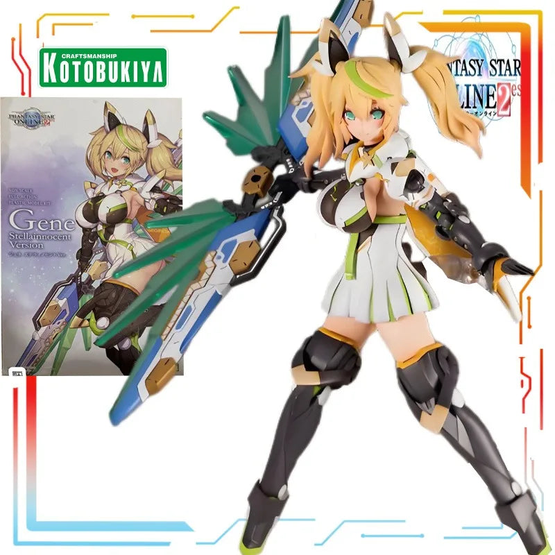 Brand New Spot Goods Kotobukiya Original PSO2es Series Jenny Anime Action Figure Assembly Model Toys Model Gifts for Boys