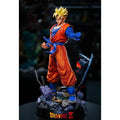 54cm Dragon Ball Figur Son Goku Future Kann Licht emittieren Anime Sammlermodell Harz Desktop Dekorationen Weihnachtsgeschenke Kinderspielzeug