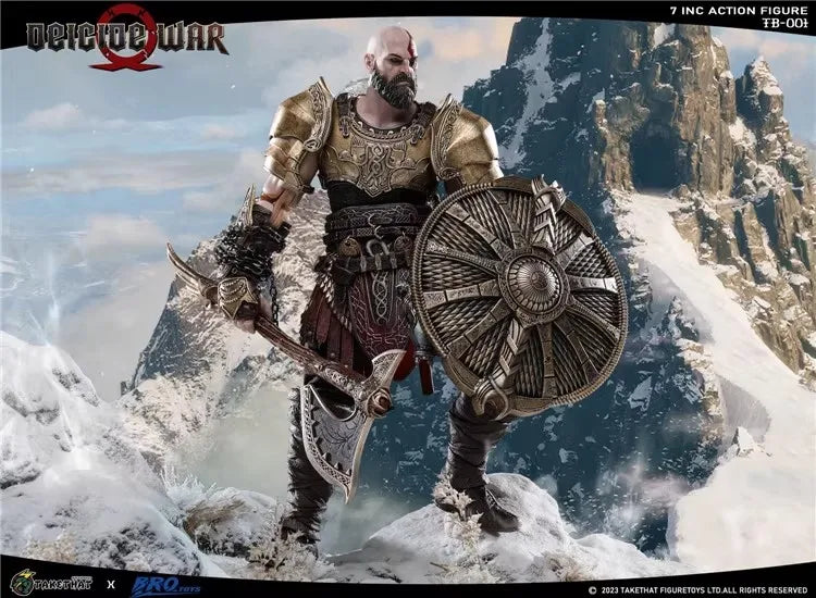 【In Stock】Takehat Brotoys Tb001 God Of War Kratos Action Figures Anime Model Toys Collection Gifts