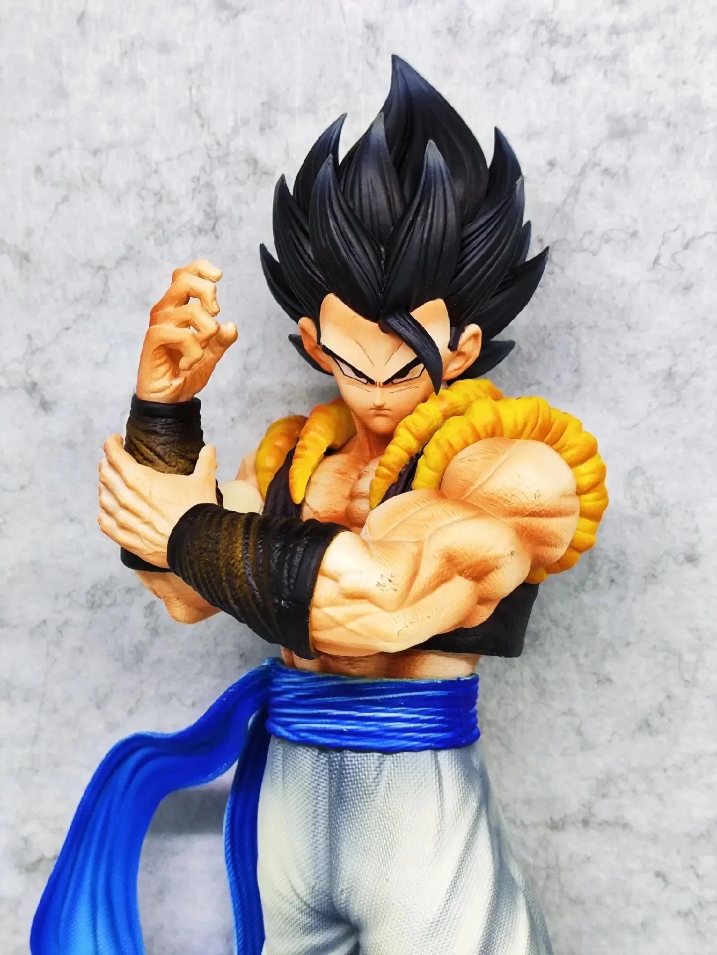 Anime Dragon Ball Z Warriors 27cm Gogeta Double Head Action Figure DBZ Super Saiyan Gogeta Doll Action Figure PVC Statue Series