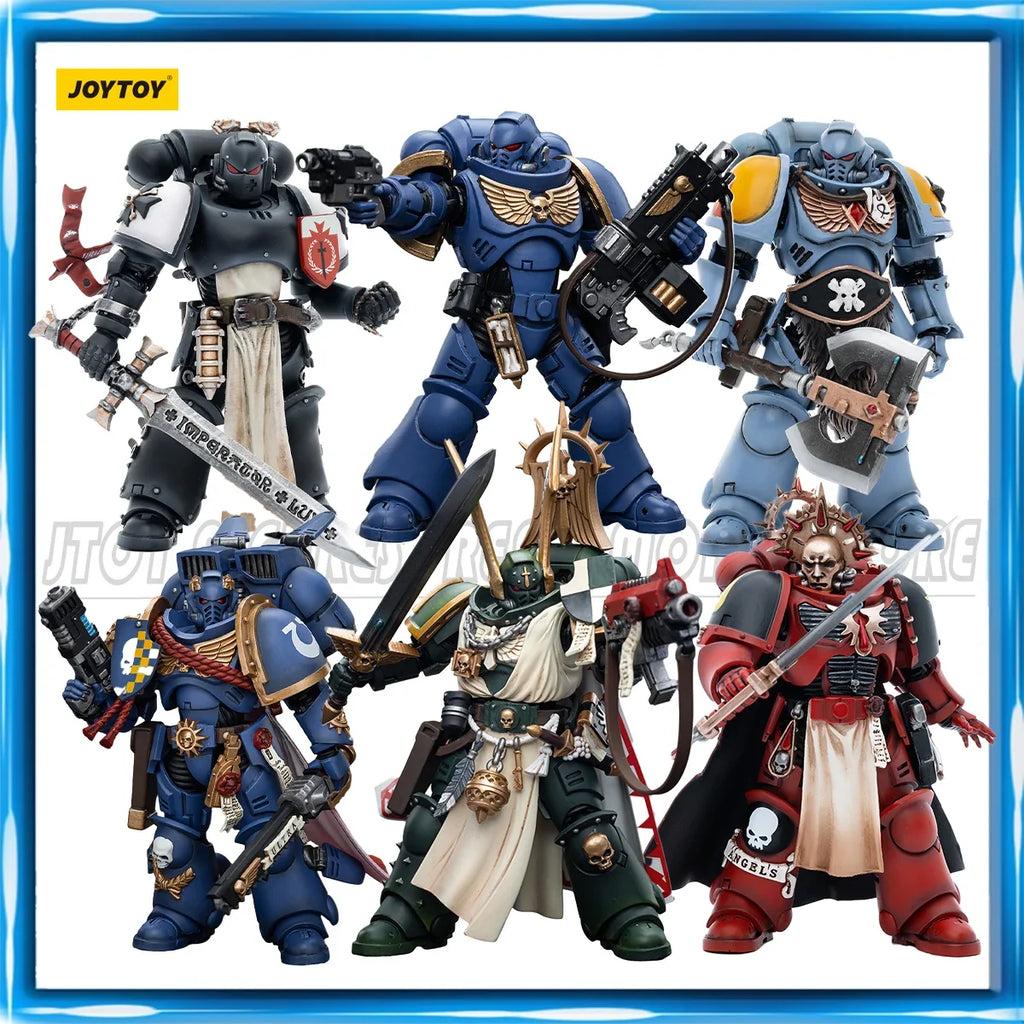 [IN-STOCK] JOYTOY Warhammer 40K 1/18 Action Figures Ult Lazarus Rolantus Alberigo Stoneshield Anime Toys