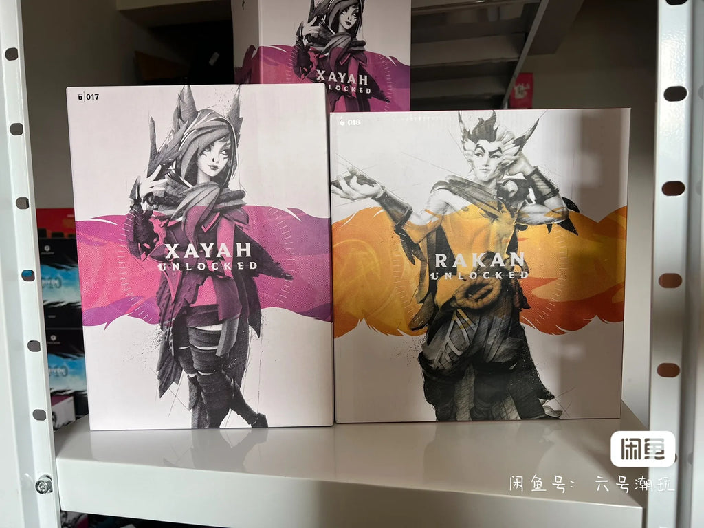 League of Legends Xayah & Rakan Action Figures - the Rebel & the Charmer Anime Collectible Doll Gift Toy in Stock