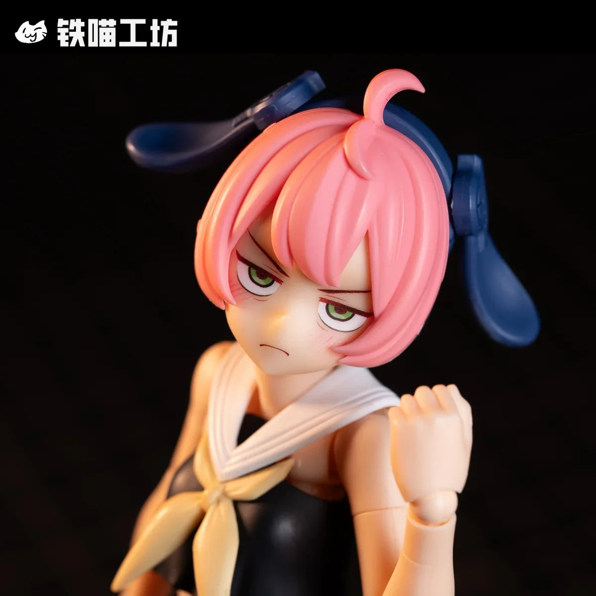 [No Figure] Original Kotobukiya Tank Gunner Knight 1/12 Female Soldier Stickers Cute Eye Water Decals For 6inch Action Figure