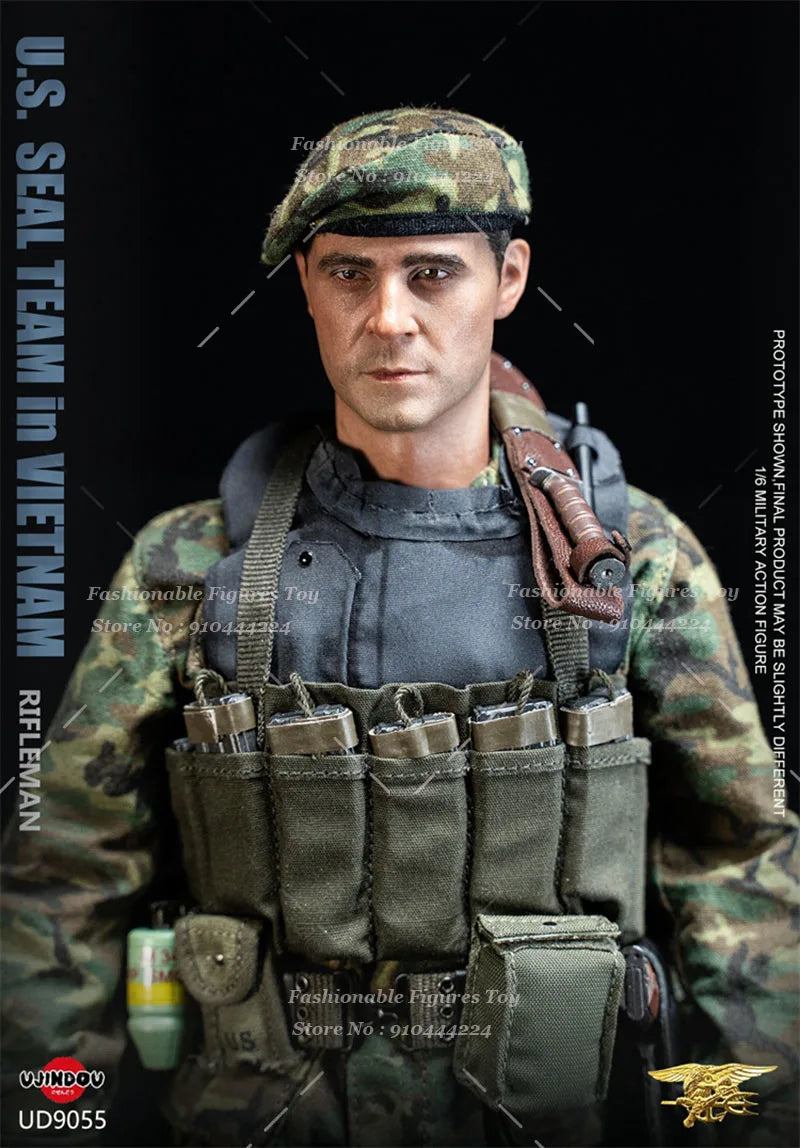 IN STOCK UD9055 1/6 Scale Men Soldier U.S.SEAL TEAM in VIETNAM RIFLEMAN Full Set 12Inch Action Figure Model Collectible Toys