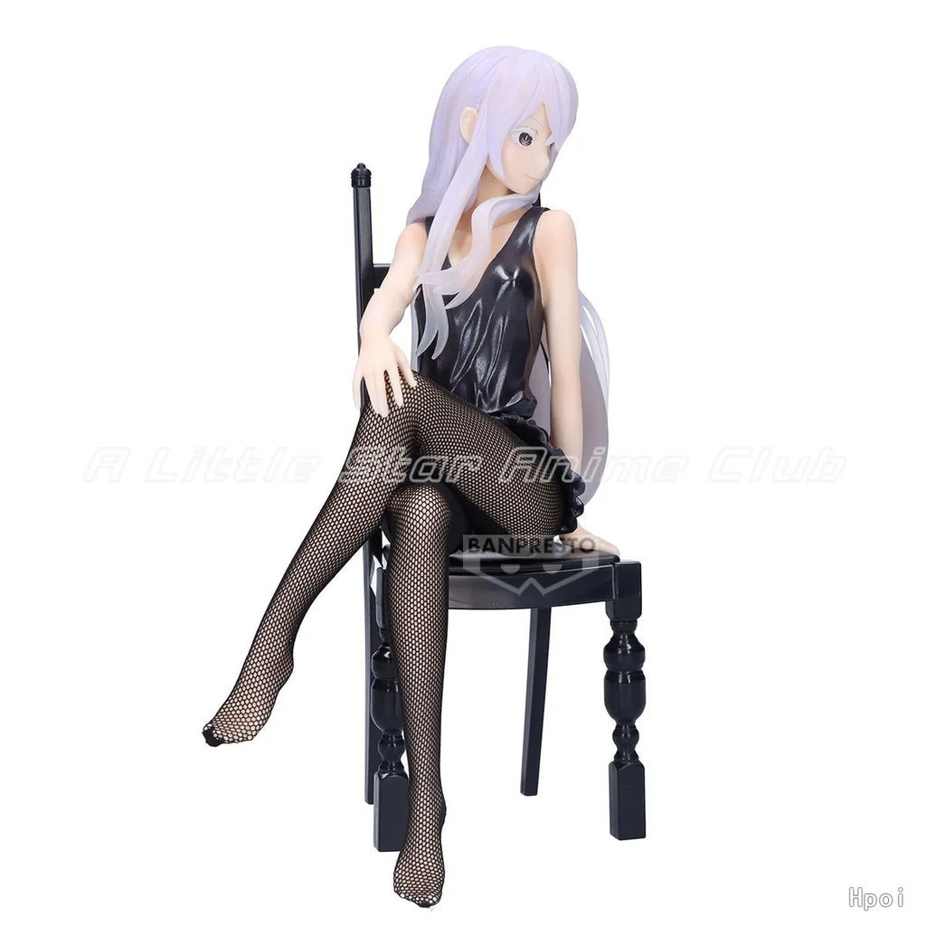 In Stock Original BANDAI BANPRESTO Relax Time Re: Life A Different World From Zero Echidna Animation Figure