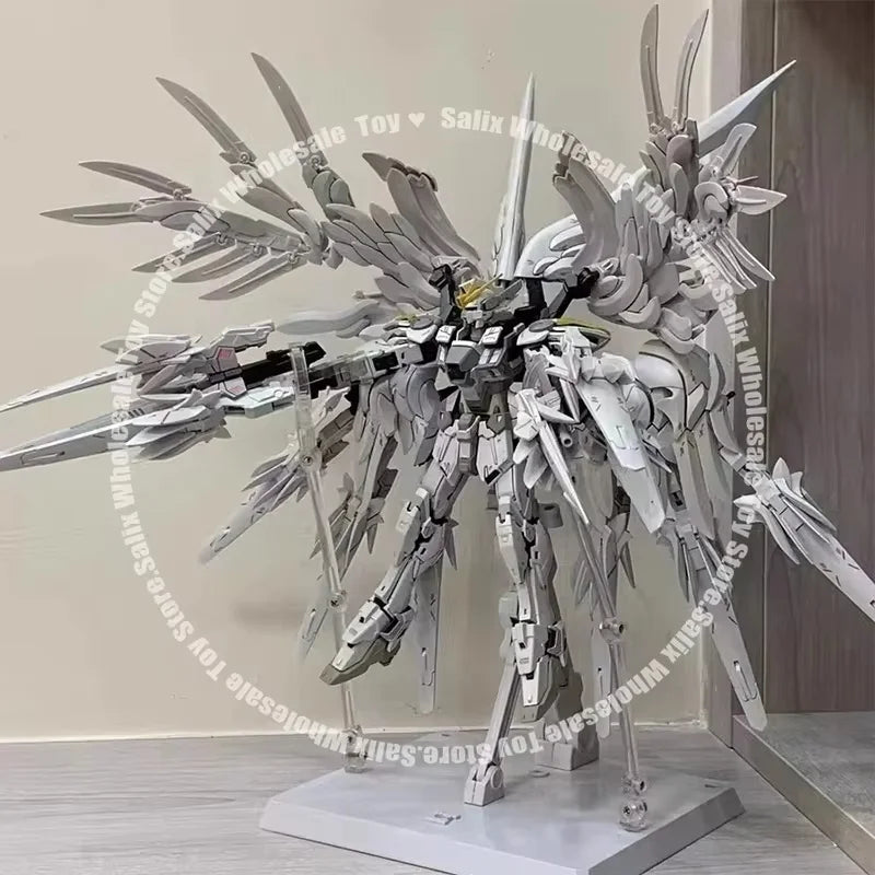 Daban 8827 In Stock MG 1/100 Snow White Prelude Fix Model Kit XXXG-00YSW Wings Assembly Action Figures Customized