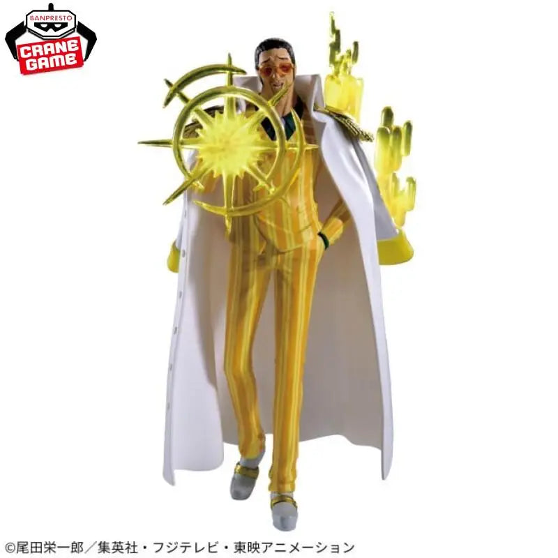 100% Genuine Bandai Namco Banpresto One Piece Logia The Borsalino Sakazuki Kuzan Pvc Figure Model Collector Ornament Toy Gift