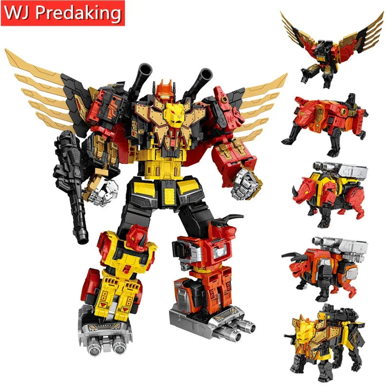 Wei Jiang Transformation Predaking 5IN1 The Sharp Claws Divebomb Headstrong Tantrum Rampage Figure IN STOCK
