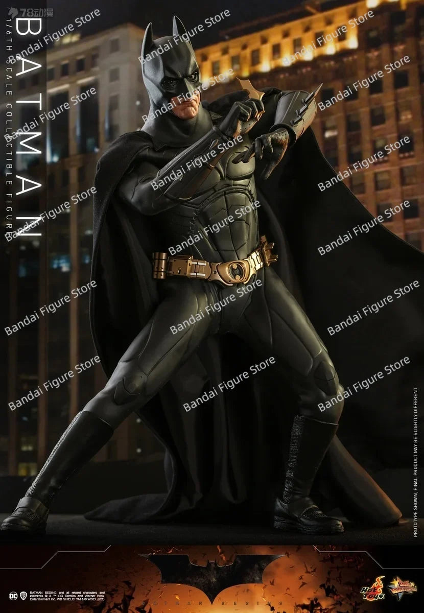 HOTTOYS MMS595 1/6 Bruce Wayne Batman Collectible Action Figure DC Comic Movie Batman Begins Man Soldier Model 12" Full Set Toys
