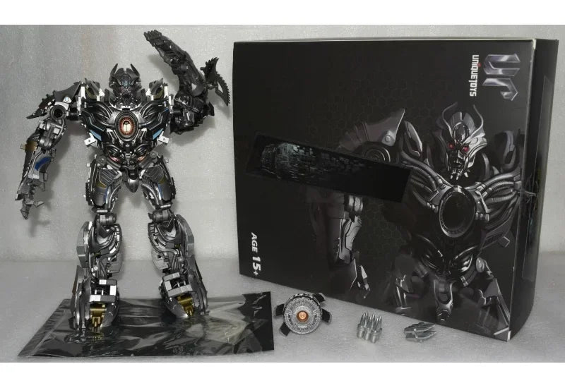 Transformation Unique Toys R-04 Galvatron UT R-04 Nero Movie 4 Alloy Autobots Deformation Truck Toy Model