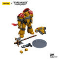 【In Stock】JOYTOY Warhammer 40K Imperial Fists Legion Chaplain Consul Model Toys Gifts 1/18 Action Figure