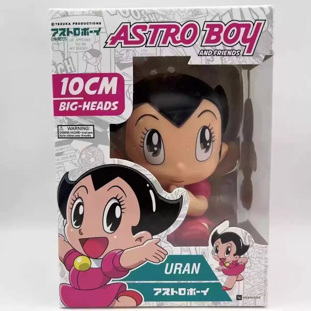 Astro Boy Uran Leo White Lion Classic Anime Q Version Figure Model Cute Desktop Decor Collectible Toy Gift