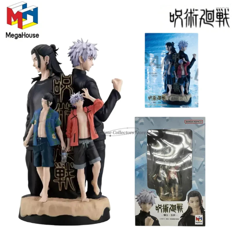MegaHouse Original Petitrama DX Jujutsu Kaisen Anime Satoru Gojo Geto Suguru Anime Figuren Modell Spielzeug Sammlung Ornamente Geschenke
