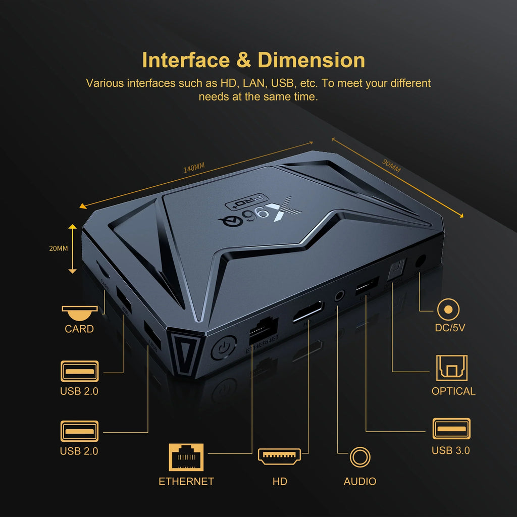 Android TV BOX Allwinner H728 TV Box 8K Octa Core 1000M Lan Support 4K 8K Video Streaming TV Box Media Player Set Top Box